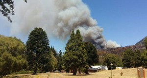 Incendio en el parque nacional los alerces