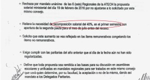 Chubut: Papelón de ATECh que se burló de los docentes y decretó el paro antes de concurrir a la paritaria