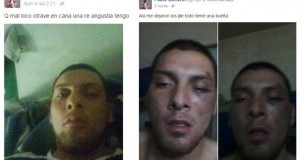 Fabio Bonefoi, imputado por el robo en Epuyén, se saca selfies en su celda