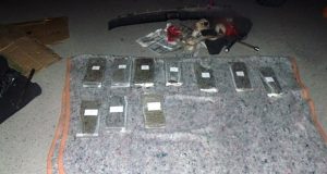Gendarmería secuestró 11 kilos de marihuana en Sierra Grande y detuvo a dos personas que viajaban a Trelew