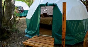 Hospedaje novedoso en el Parque Nacional Los Alerces