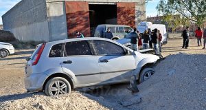 Madryn: Se llevó puesto un montículo de tierra