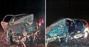 Rawson: Impresionante choque en el acceso a la capital provincial