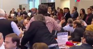 Máximo Kirchner y los sándwiches del Congreso, el video que se viralizó en las redes