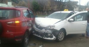 Esquel: Choque con lesionados en Alberdi y Almafuerte