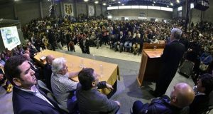 Madryn: Quedó inaugurado el Palacio Junior Aurinegro