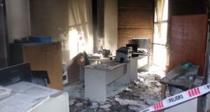 Paso de Indios: Incendio intencional destruyó el Municipio