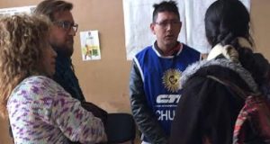 Chubut: Los representantes de la comunidad mapuche de Vuelta del Río fueron recibidos el ministro Menchi