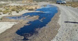 Chubut: El Ministerio de Ambiente inició expediente a empresa petrolera por derrame en Manantiales Behr