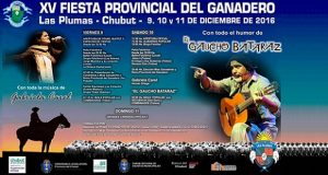 Las Plumas: Se viene la XV Fiesta Provincial del Ganadero