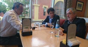 Chubut: Das Neves se reunió con Gabriel Tcharian presidente de la SCPL