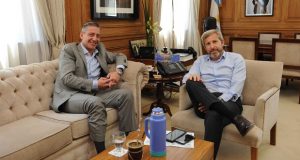 El Gobernador Arcioni fue recibido este miércoles por Frigerio en Casa Rosada