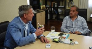 Chubut: El Gobernador Mariano Arcioni se reunió con el intendente de Comodoro Carlos Linares