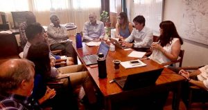 Chubut: El Ministro de Educación de la Provincia recibió a los representantes del área EDUCAR del Ministerio de Educación de la Nación