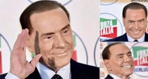 ¿Qué le pasó a la cara de Silvio Berlusconi?