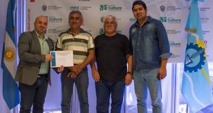 Chubut: El secretario de Cultura de la Provincia recibió a «Sueño de Canto»