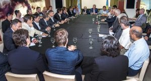 Chubut: Empresas y sindicatos petroleros brindaron su apoyo a la gestión de Arcioni