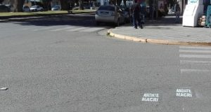 Esquel: Pintadas en las calles que dicen “Andate Macri”