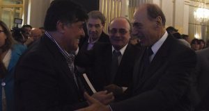 Derechos Humanos: tras la excarcelación, Zannini fue distinguido en la Legislatura porteña