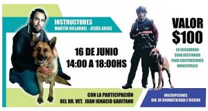 Trevelin: Primera jornada de adiestramiento y resolución de conductas