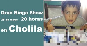 Cholila: Gran Bingo show solidario para el 25 de mayo