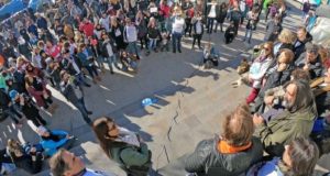 Chubut: Baradel visitó Rawson y aseguró que “Este conflicto se va a extender al país”