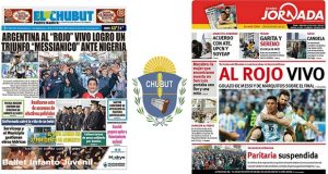 Chubut: Los dos diarios más grandes de la provincia obviaron en sus tapas la represión a docentes en Rawson