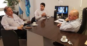 Chubut: Sastre recibió esta mañana a Carlos Linares