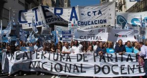 Hoy arranca el paro nacional docente por 24 horas