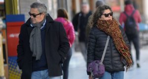 El frío cubrió el centro del país con temperaturas bajo cero