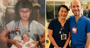Salvó a un bebé hace 28 años y ahora es su compañero de trabajo: así fue el emotivo reencuentro