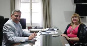 Chubut | Arcioni recibió a la Diputada Nacional Ana Llanos