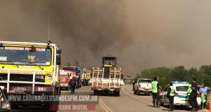 Cordillera | Incendio de gran magnitud entre Aldea Escolar y la Represa Hidroeléctrica Futaleufu