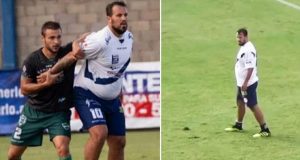 El Ogro Fabbiani mostró su peor versión física en un partido del ascenso
