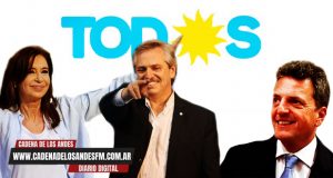 El frente de Alberto, Cristina y Massa se llamará “Todos”