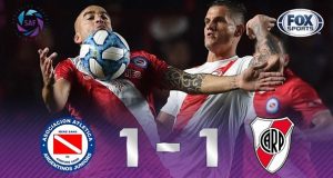 Superliga | River empató con lo justo ante Argentinos Juniors en el debut