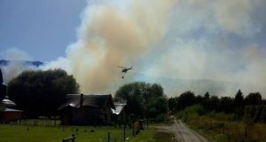 Cordillera | Importante incendio forestal entre Lago Puelo y El Bolsón