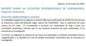 Chubut | Coronavirus: Continúa sin infectados y ya son más de mil los aislados