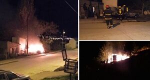 Esquel | Agitada madrugada para bomberos y policías