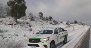Chubut | Las rutas de la Cordillera cubiertas de nieve