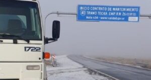 Cordillera | Rehabilitan el tránsito en la Ruta 40 entre Tecka y Gobernador Costa