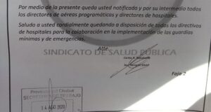 Chubut | Trabajadores provinciales de Salud anunciaron un paro de 72 horas