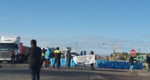Trelew | Cortan el ingreso por Ruta 3