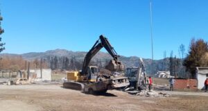 Chubut | Comenzó la construcción de la Base de Brigadistas y Subcentral de Incendios de Las Golondrinas