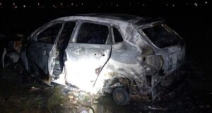 Trelew | Le robaron el auto y se lo prendieron fuego en un descampado del Inta
