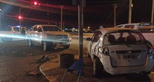 Comodoro | Carlos Linares sufrió un violento accidente automovilístico