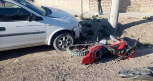 Madryn | Falleció un joven motociclista tras chocar con un auto