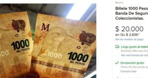 De la moneda de  al billete de mil: un error en la impresión lo haría valer hasta 20 veces mas