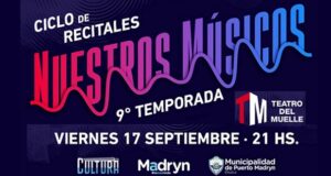 Madryn | Nueva edición del ciclo “Nuestros Músicos” en el Teatro del Muelle