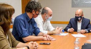 Madryn | Sastre recibió a técnicos de nación para concretar un proyecto de capacitaciones laborales de inclusión